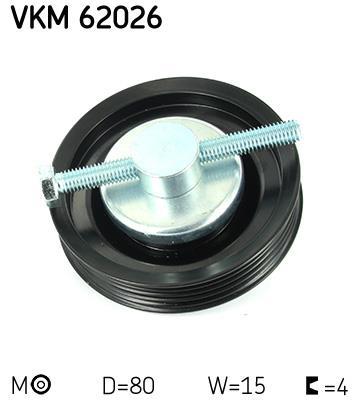 Galet tendeur de courroie d'accessoire SKF ref. VKM 62026